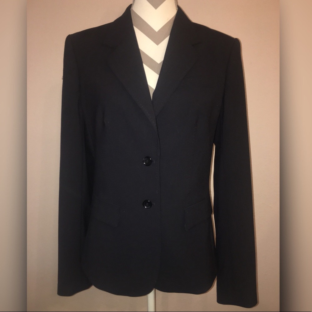 The Limited navy pinstripe suit jacket - size 10
